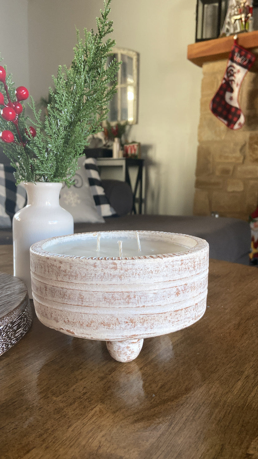 Black/White Clay Bowls