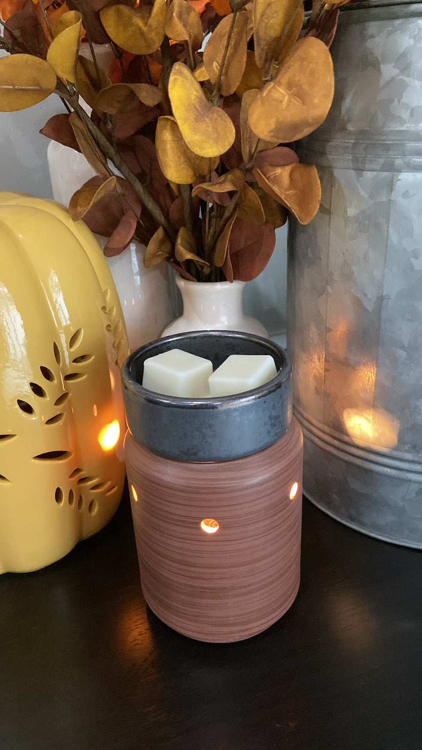 Walnut Pewter Wax Melter