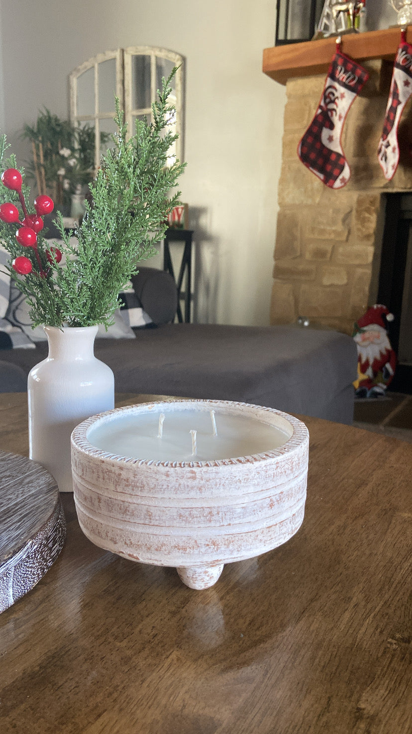 Black/White Clay Bowls