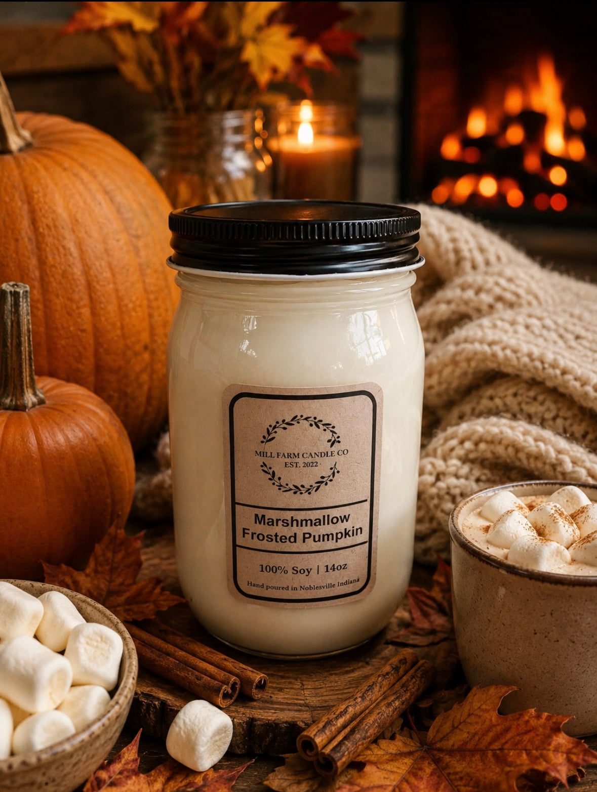 Marshmallow Frosted Pumpkin
